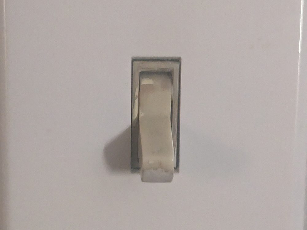 Wall mounted light switch
